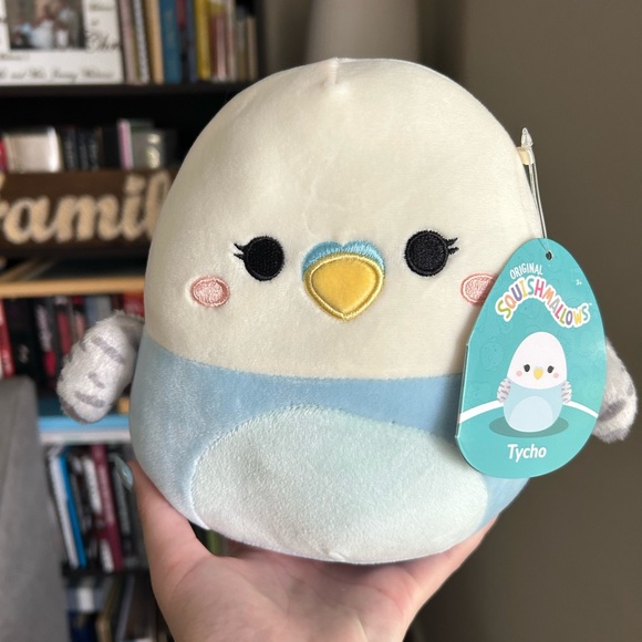 Squishmallows Accessories - Tycho the parakeet squishmallow NWT 7.5in